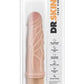 Dr. Skin Cock Vibe 3 Vibrating Dildo - Flesh/Vanilla - 7.25in