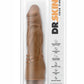 Dr. Skin Cock Vibe 4 Vibrating Dildo - Caramel - 8in