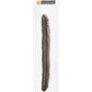 Dr. Skin Double Dildo - Chocolate - 14in