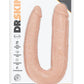 Dr. Skin Dr. Double Dual Penetrating Dildo - Vanilla - 18in