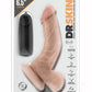 Dr. Skin Dr. Ken Vibrating Dildo with Remote Control - Flesh/Vanilla - 6.5in
