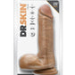 Dr. Skin Dr. Paul Dildo with Balls and Suction Cup - Caramel - 7.25in