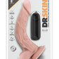Dr. Skin Dr. Sean Vibrating Dildo with Remote Control - Flesh/Vanilla - 8in