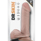 Dr. Skin Dr. William Dildo with Balls and Suction Cup - Vanilla - 8in