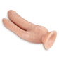 Dr. Skin Dual Penetrating Dildo with Suction Cup