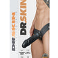 Dr. Skin Hollow Strap-On with Dildo - Black - 7in