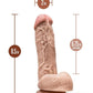 Dr. Skin Mr. D Dildo with Balls and Suction Cup