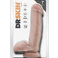 Dr. Skin Mr. Mark Dildo with Balls and Suction Cup - Vanilla - 7in
