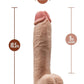 Dr. Skin Mr. Mister Dildo with Balls and Suction Cup