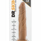 Dr. Skin Realistic Cock Basic 7.5 Dildo - Caramel/Mocha - 7.5in