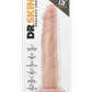 Dr. Skin Realistic Cock Basic 7.5 Dildo - Flesh/Vanilla - 7.5in