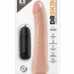 Dr. Skin Vibrating Dildo with Suction Cup - Vanilla - 8.5in