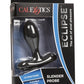 Eclipse Slender Probe Silicone USB Rechargeable Anal Plug Waterproof - Black - 3.75in