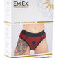 Em.Ex.. Active Harness Wear Contour Harness Briefs - Red - XSmall