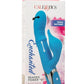 Enchanted Beaded Power G Rechargeable Silicone G-Spot Dual Vibrator - Blue