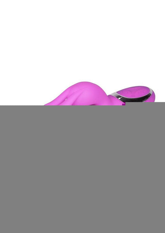 Enchanted Bunny Silicone USB Rechargeable Rabbit Waterproof - Purple