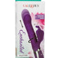 Enchanted Flutter Rechargeable Silicone Dual Action Vibrator - Purple
