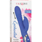 Enchanted Teaser Rechargeable Silicone Thrusting Rabbit Vibrator - Blue