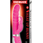 Energize Heat Up Bunny 1 Rechargeable Silicone Warming Vibrator - Pink