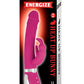 Energize Heat Up Bunny 2 Rechargeable Silicone Warming Vibrator - Pink