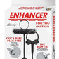 Enhancer Silicone Cock Rings - Black - 2 Pack