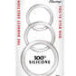 Enhancer Silicone Cock Rings - Clear