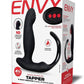 Envy Toys Remote Controlled Tapper Rechargeable Silicone P-Spot Vibrator and Dual Stamina Ring - Black