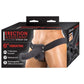 Erection Assistant Hollow Vibrating Strap-On - Black - 6in