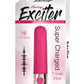 Exciter Travel Vibe Rechargeable Silicone Vibrator - Pink