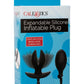 Expandable Silicone Inflatable Plug - Black