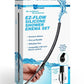 EZ-Flow Silicone Shower Enema - Black/Silver - Set