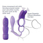 Fantasy C-Ringz Ass-Gasm Silicone Vibrating Rabbit and Cock Ring