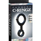Fantasy C-Ringz Ironman Duo-Cock Ring - Black