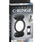 Fantasy C-Ringz Magic Touch Couples Cock Ring with Bullet - Black