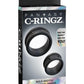 Fantasy C-Ringz Max-Width Silicone Cock Rings - Black