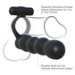 Fantasy C-Ringz Posable Partner Double Penetrator Cock Ring with Bullet