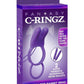 Fantasy C-Ringz Twin Teazer Rabbit Silicone Cock Ring - Purple