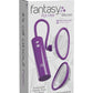 Fantasy For Her Rechargeable Pleasure Pump Kit with Remote Control - Clear/Purple