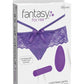 Fantasy Fore Her Thrill Her Crotchless Panty Vibe - Purple