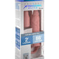 Fantasy X-Tensions Elite Silicone 6in Sleeve with Strap and 2in Plug - Vanilla