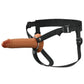Fantasy X-Tensions Elite Silicone Dual Density Hollow Strap-On - Caramel - 7in