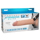 Fantasy X-Tensions Elite Silicone Dual Density Hollow Strap-On - Vanilla - 7in