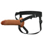 Fantasy X-Tensions Elite Silicone Dual Density Hollow Strap-On - Caramel - 8in