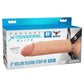 Fantasy X-Tensions Elite Silicone Dual Density Hollow Strap-On - Vanilla - 8in