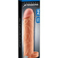 Fantasy X-Tensions Perfect 2in Extension Sleeve with Ball Strap - Vanilla - 8in
