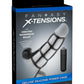 Fantasy X-Tensions Silicone Deluxe Power Vibrating Cock Cage - Black