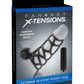 Fantasy X-Tensions Silicone Extreme Power Vibrating Cock Cage - Black