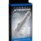 Fantasy X-Tensions Vibrating Cock Cage Waterproof - Clear - 3in