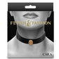 Fetish and Fashion Cara Collar - Black/Gold