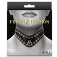 Fetish and Fashion Kali Collar - Black/Gold